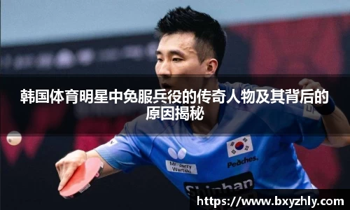 韩国体育明星中免服兵役的传奇人物及其背后的原因揭秘