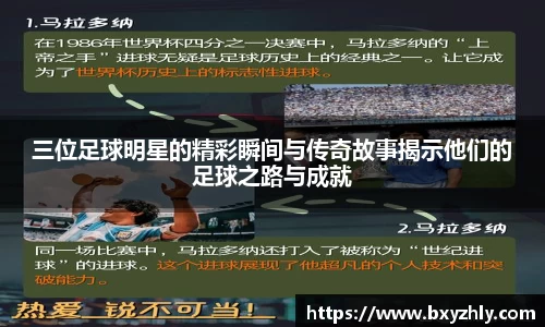 三位足球明星的精彩瞬间与传奇故事揭示他们的足球之路与成就