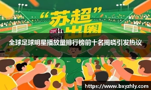 全球足球明星播放量排行榜前十名揭晓引发热议